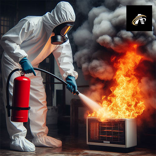 Heating appliances catch fire