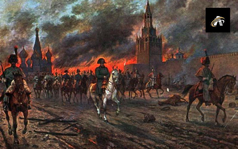 The great fire of Moscow in 1812